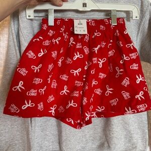 Diet Coke Girly Sweatshirt & Target Logo Shorts Set | Coquette Lounge | XS S XXS
